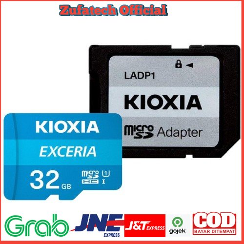 Kioxia Exceria MicroSDHC Class 10 UHS-I 32 GB with Adapter - LMEX1L032GG2