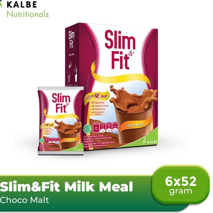 

Jangan Sampai Kehabisan!!!❄️ Slim&Fit Milk Meal Replacement Choco Malt 6x52 gr