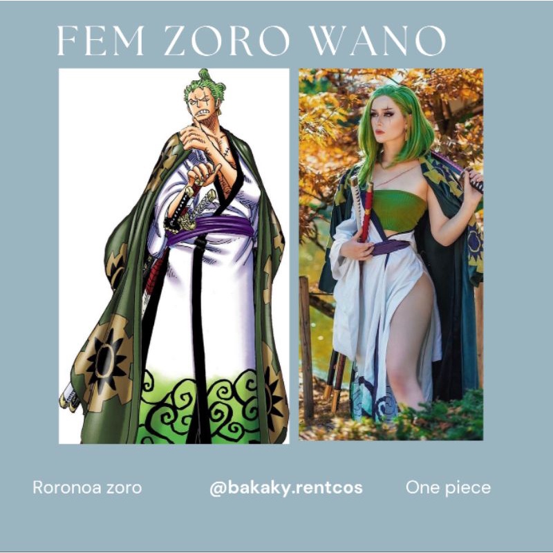 [sewa] Rental cosplay fem Zoro