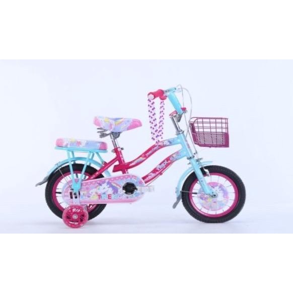Sepeda Anak Perempuan 12 16 18 Trek Unicorn Kuda Pony #Original