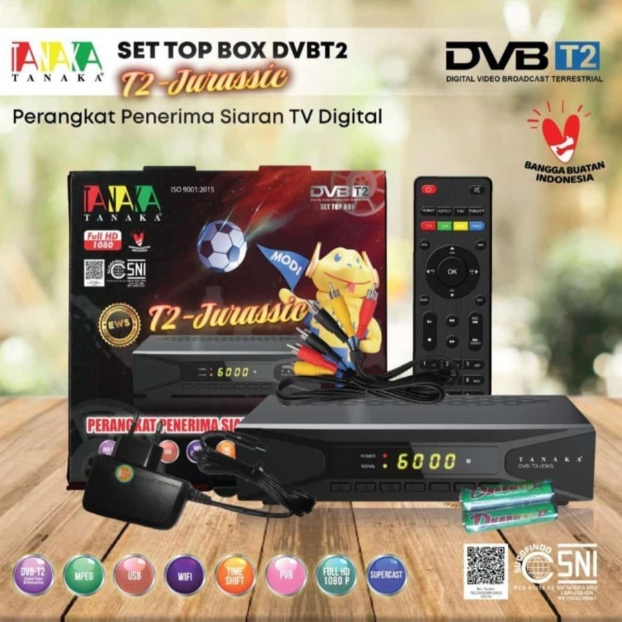 Set Top Box Matrix Apple Merah / STB Tv Tabung Murah