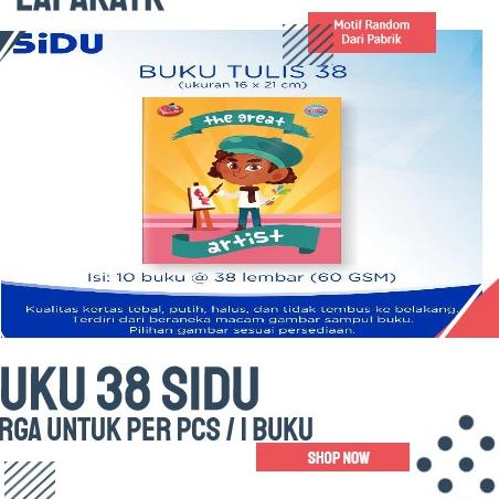 

(X9)3㊚) Buku Tulis 38 Lembar SIDU per pcs berkualitas