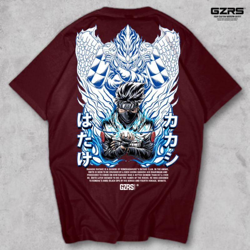 GZRS T-shirt Susanoo Kakashi Hatake - Maroon