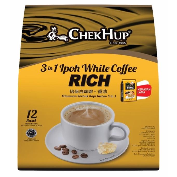 

Chek Hup 3 in 1 Ipoh White Coffee King 40gr x 15
