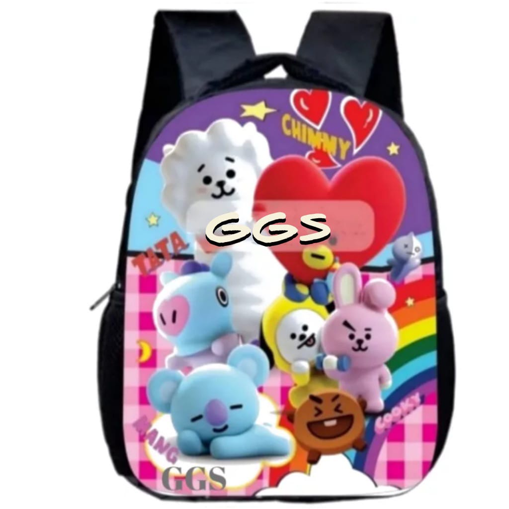 GGS TAS RANSEL ANAK BTS/ TAS ANAK SEKOLAH KARAKTER FASHION IMPORT R115