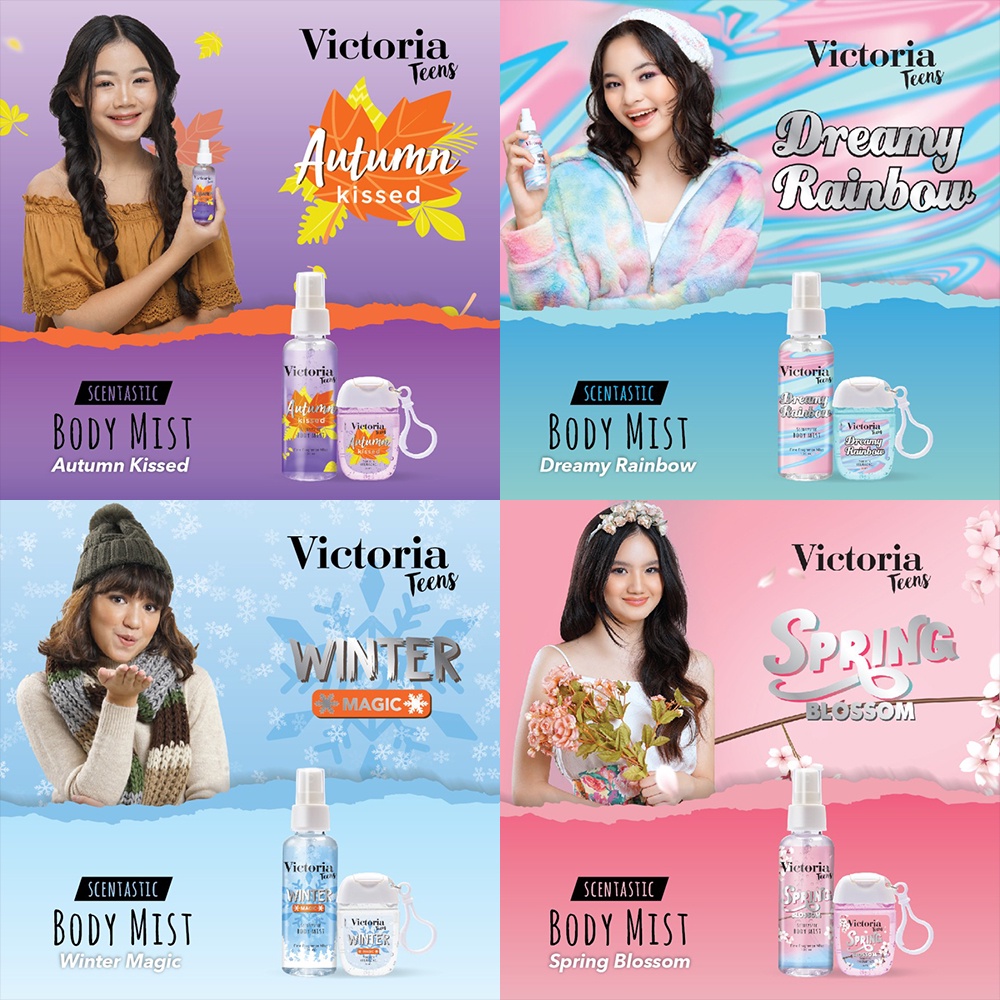 Victoria Teens Scentastic Body Mist Cologne Gel - Parfum Gel