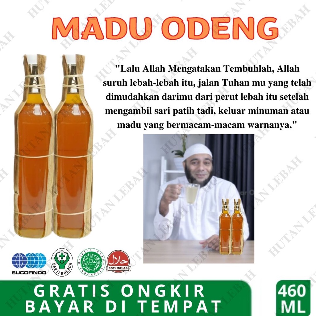 

BAYAR DI TEMPAT Madu Murni Odeng Asli Hutan Baduy Madu Baduy 100% Murni Original