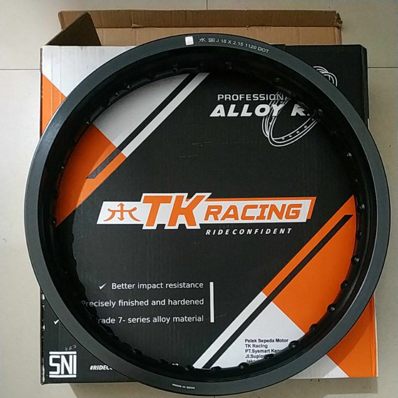 VELG TK RACING 160 185 215-18 BLACK