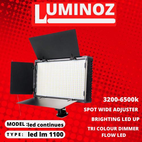 lampu led luminoz LM-1100 Foto Video creator Fill Light 3200-6500k