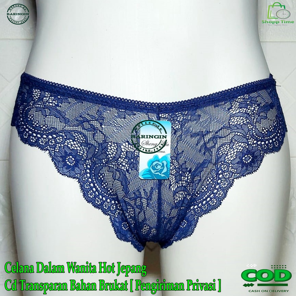 Promo [ isi 3 Pcs ] Celana Dalam Wanita G String Lace transparan Sexy Thongs-Celana Dalam Sexy Lace Gstring Honeymoon