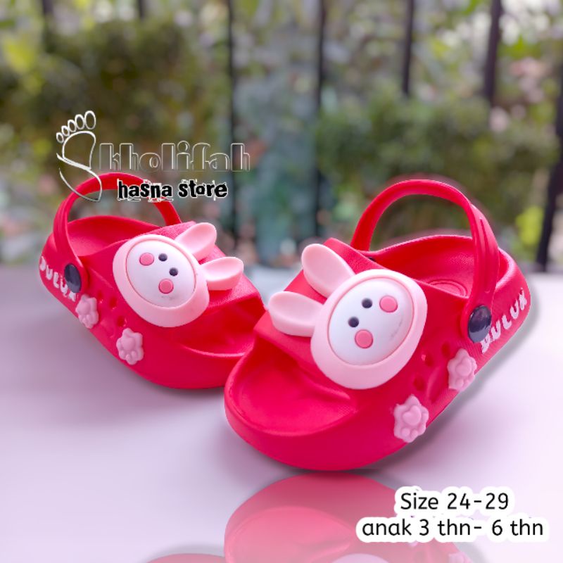 Sandal Anak Karakter kelinci Unisex Dulux 508D Series