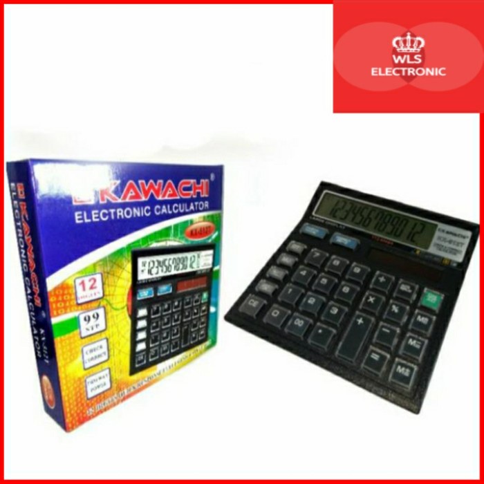 

GRATIS ONGKIR KALKULATOR KAWACHI KX 512 ELECTRONIC CALCULATOR 12 DIGIT