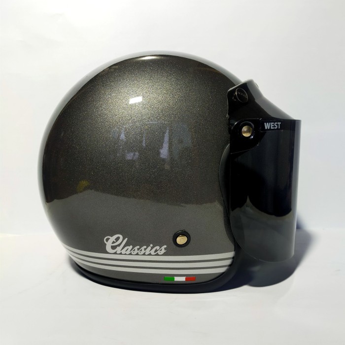 Helm Helm Bogo Classic Premium - Helm Bogo Retro - Helm Bogo Jpn Dewasa