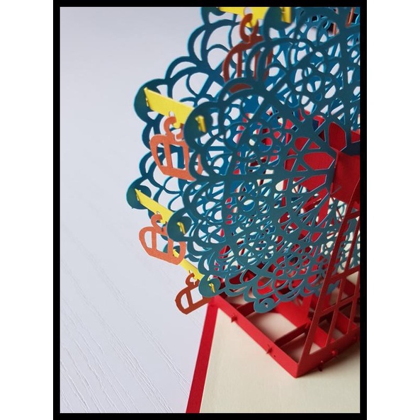 

Kartu Ulang Tahun Ferris Wheel Pop Up 3D