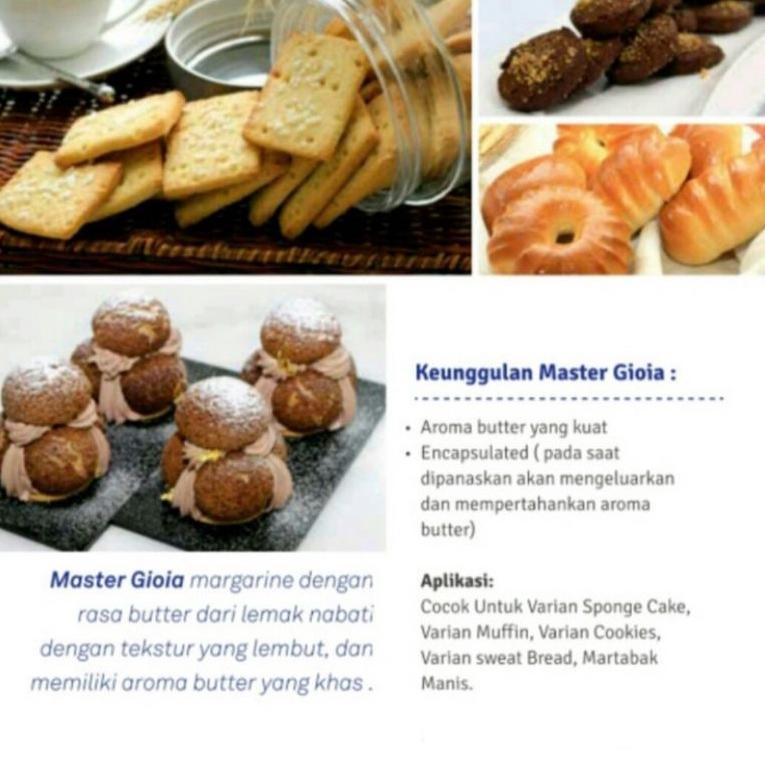 

[N-M2M][❤] MARGARINE BUTTER FLAVOUR MASTER GIOIA REPACK 500gr paling laris