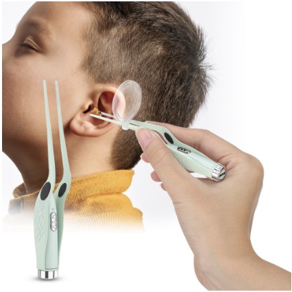 【Debora Mall】DEBO Pembersih Telinga Korek Kuping LED Lampu Anak Bayi Dewasa Stainless Set 4 Pcs