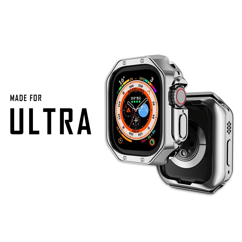 Untuk Apple Watch Ultra 49mm case TPU Bumper cover Untuk iwatch se 87 6 5 4 3 45mm 44mm 41mm 40mm 42mm 38mm case Tanpa Pelindung Layar