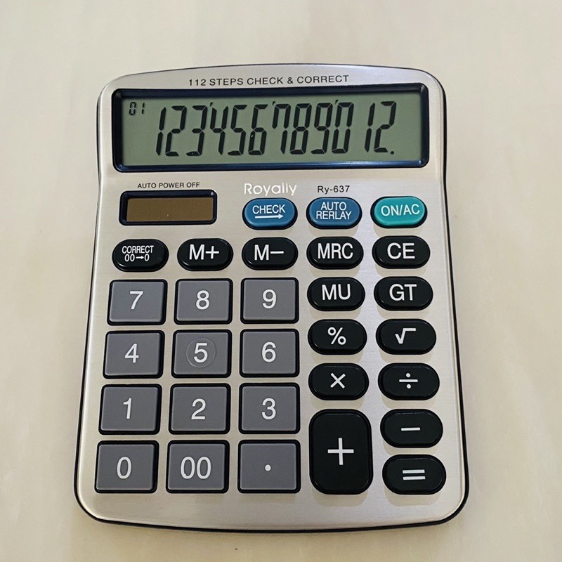 Royally Kalkulator Calculator Penghitung Hitung Digital 512B 637 867H