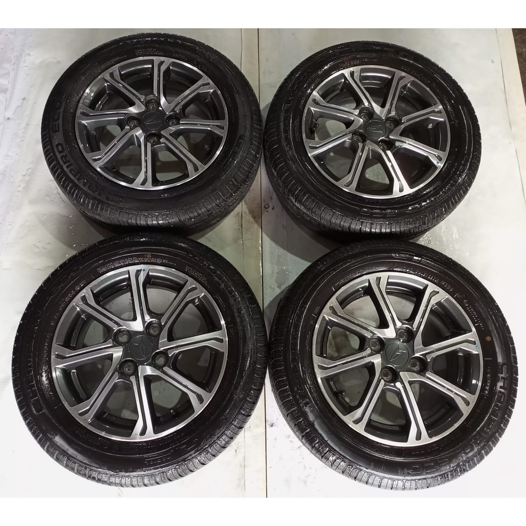 VELG MOBIL SECOND STANDAR AYLA RING 14 LEBAR 5 PCD 4X100 + BAN GT 175 65 R14
