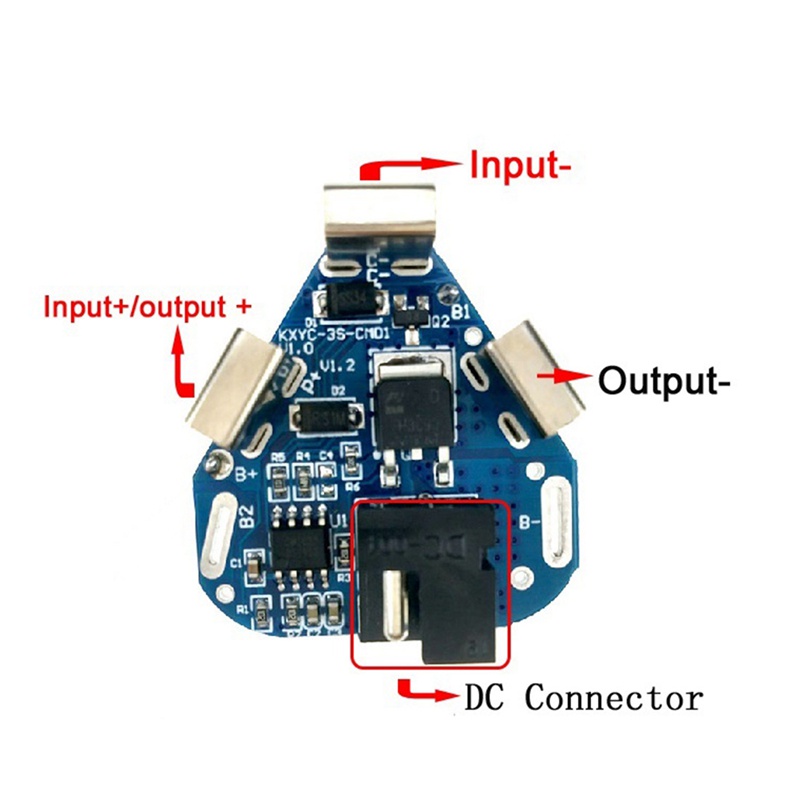 Papan Pelindung Baterai Lithium BMS Untuk Bor Elektrik 3S 12.6V DC Power Tool Module