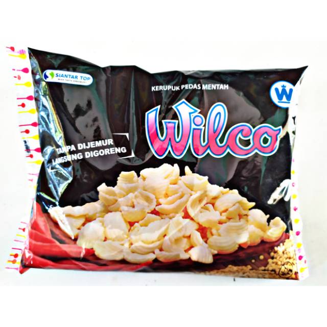 

WILCO Siantar Top Kerupuk Pedas Mentah Kemasan 350 gr / Kerupuk Mentah