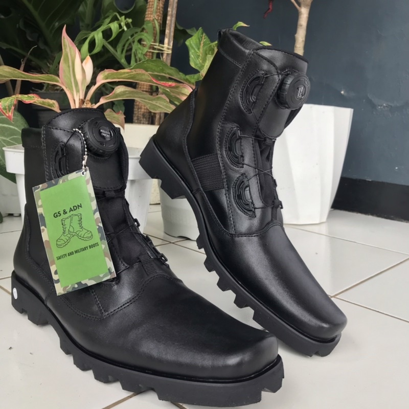 Sepatu PDH Tali Putar Sepatu PDH FULL Kulit Sepatu PDH POLRI TALI PUTAR