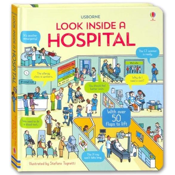 

Usborne Look inside A Hospital With over 50 flaps to lift