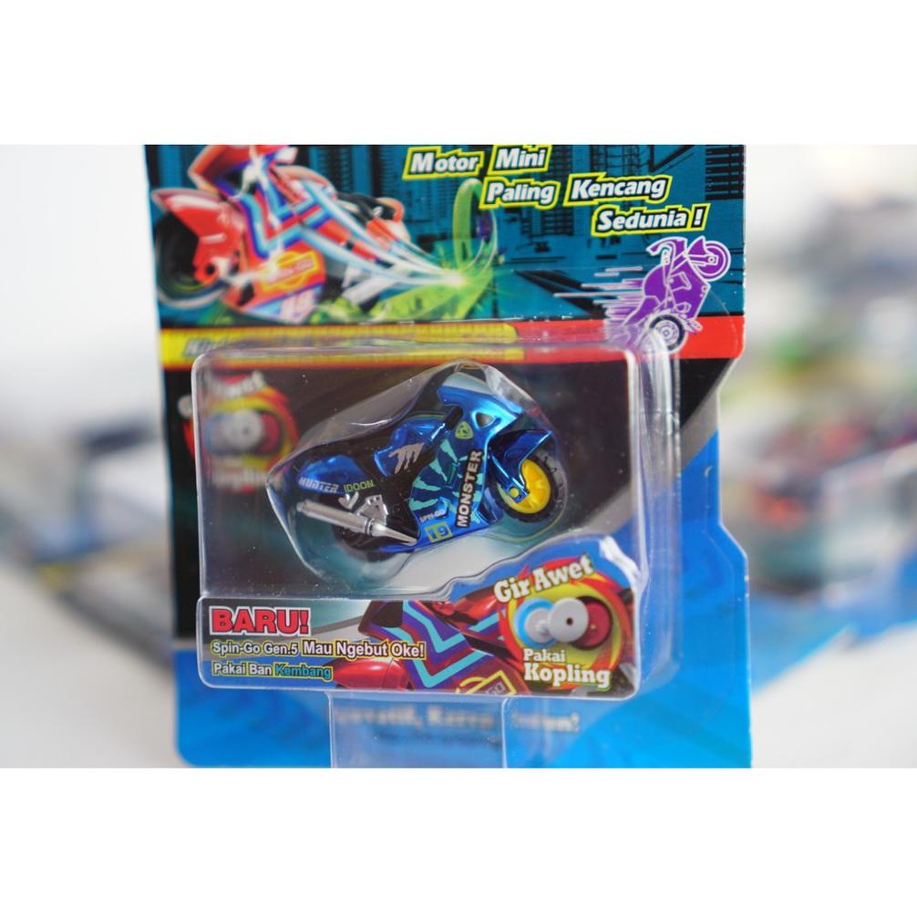 ➮Terbaru VYHZZ Mainan Motor BALAP Apolo SPIN GO MINI BIKE CHROME GEN 7 GEN 5 motor-motoran D55 ➮Prom