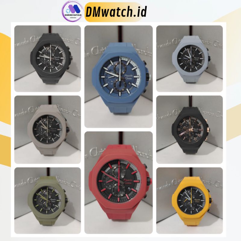 Jam Tangan Pria Alexandre Christie AC6590 AC 6590 Original Garansi Resmi Alexander Christie 1 Tahun 