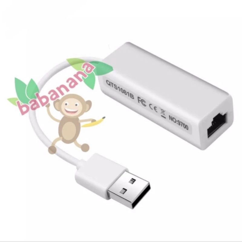 USB to LAN RJ45 Konektor Network Konverter External Internet Laptop Ethernet