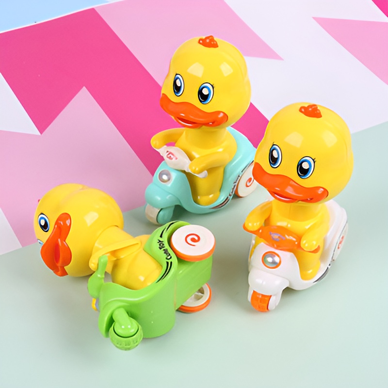 Vespa Duck | Mainan Anak Laki Laki 1-2-3 Tahun | Mainan Bebek Naik Motor | Mainan Bayi Perempuan 0 6 Bulan | Mainan Bayi Cowok 1 Tahun