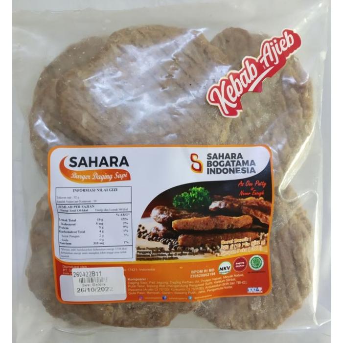

[BAYAR DITEMPAT] Daging Burger / Beef Patties Sahara 10's