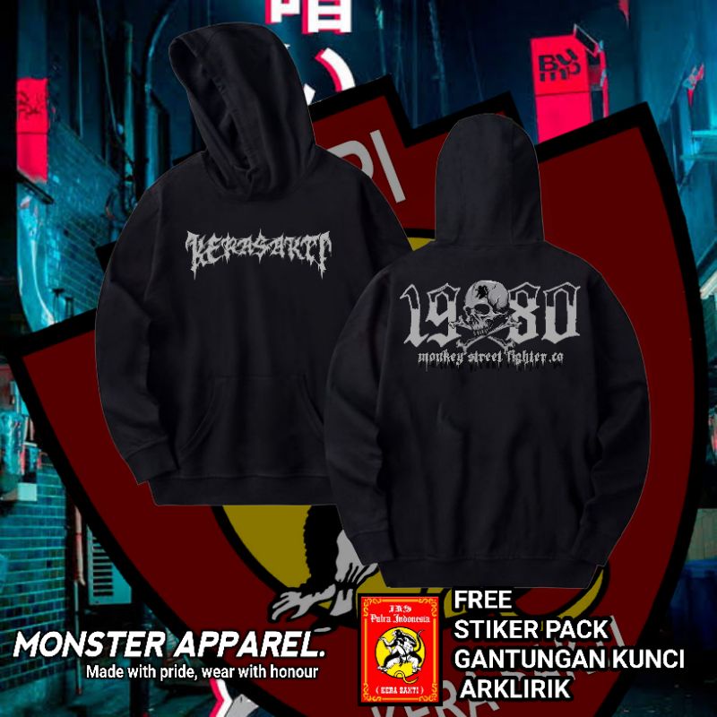 HODIE IKSPI KERA SAKTI ORIGINAL MONSTER APPAREL 1980 ikspi kera sakti