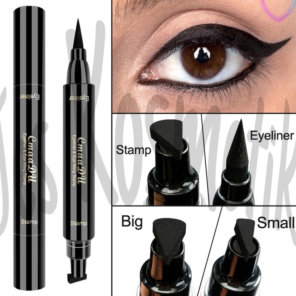 ㊫ CMAADU Eyeliner 2 Arah, Eyeliner & Eye Wing Stamp / Grosir Kosmetik NEW PRODUCT 3899 ☁