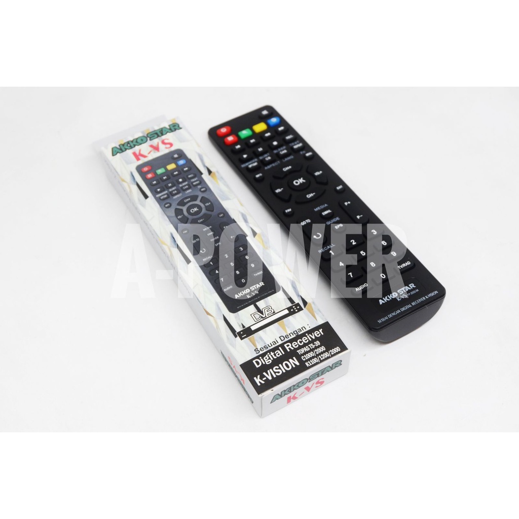 Remote Receiver Digital Parabola K-Vision (langsung pakai)