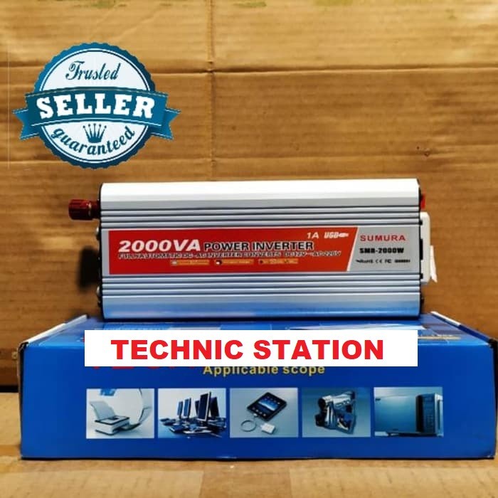 Penghemat Listrik Power Inverter 2000W Sumura Dc Ac Converter Listrik 2000 Watt Aki Accu