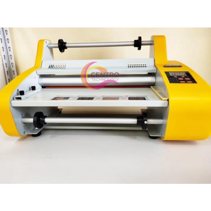 

Mesin Laminating / Laminator Roll 2 Sisi Fm 3520 Uk A3 4 Lampu Pemanas
