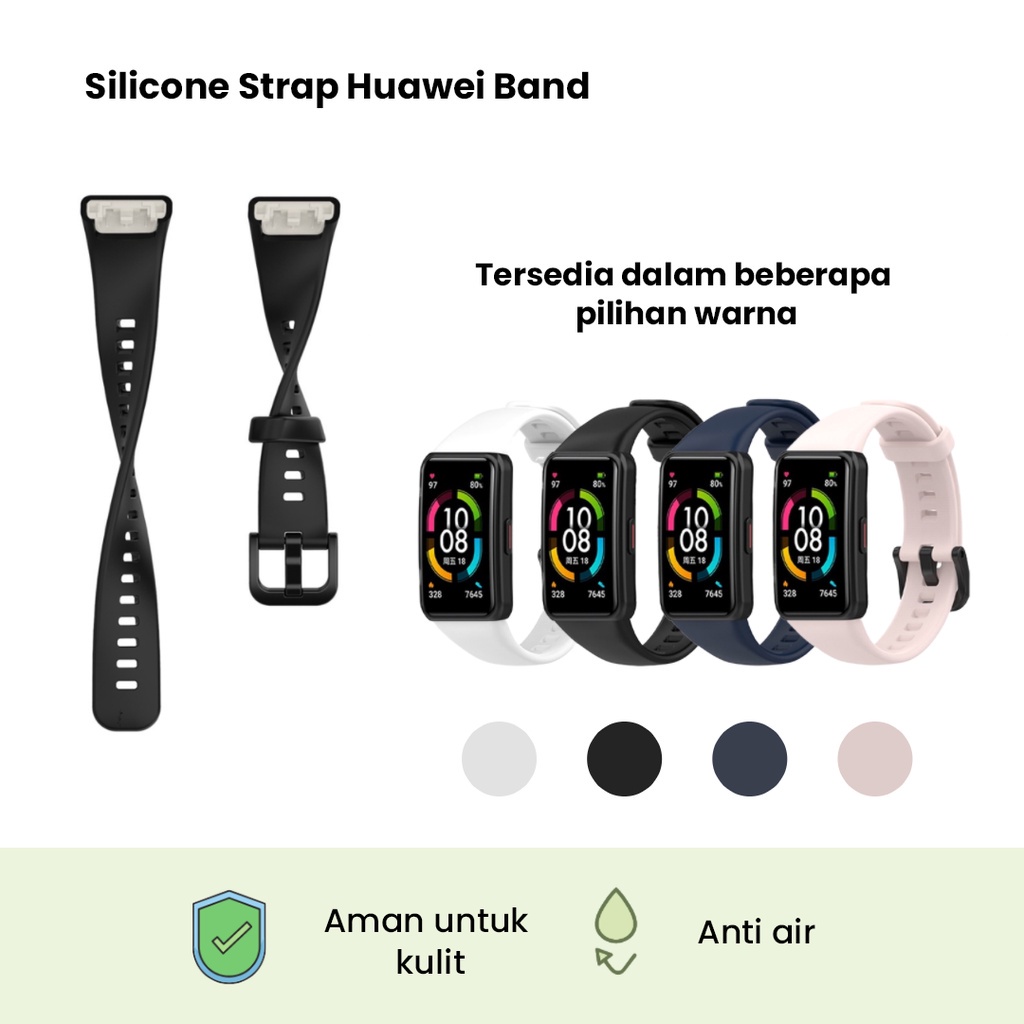 Strap Huawei Band 6 7/ Honor Band 6 Replacement Band Silicone Soft