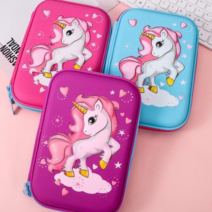 

tempat pensil anak , kotak pensil 3D karakter timbul kualitas premium