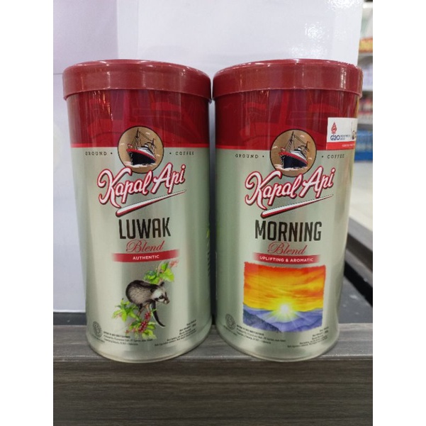 KAPAL API MORNING BLEND DAN LUWAK BLEND 200 GR