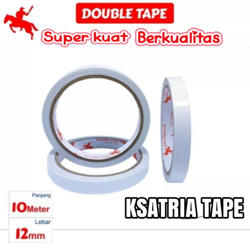 

isolasi opp double tape 12mm 10m berkualitas double tip