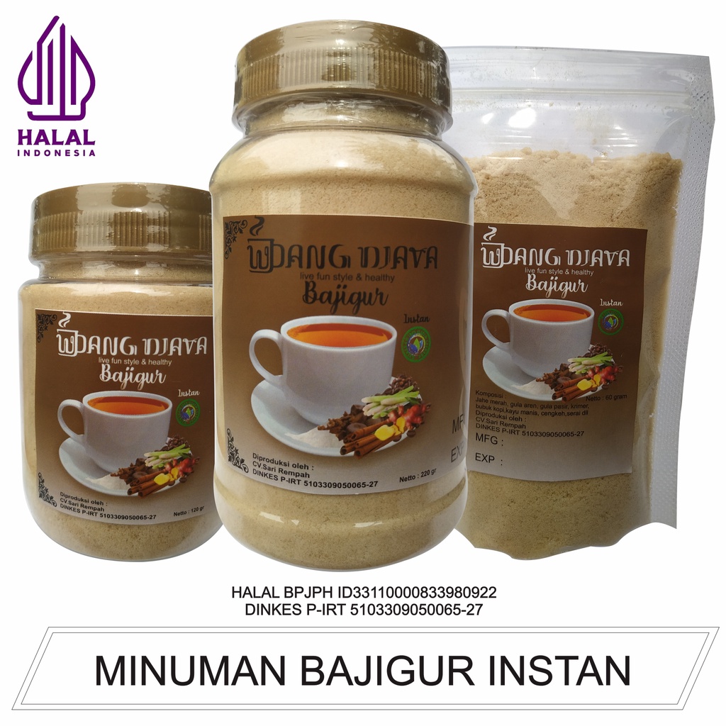 

Bajigur Instan / serbuk alami