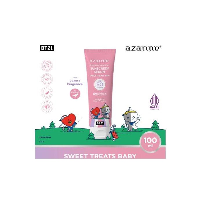 𝐑𝐀𝐃𝐘𝐒𝐀 - AZARINE Body Guard Moisturizer BT21 Sunscreen Serum BTS