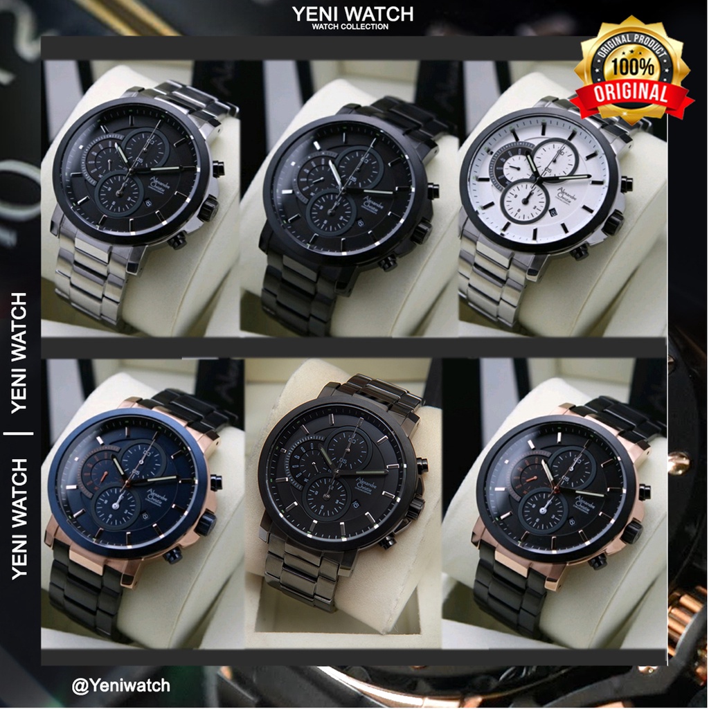 Alexandre Christie Ac 6350 / ac6350 Jam Tangan Pria Original Garansi Resmi 1 Tahun