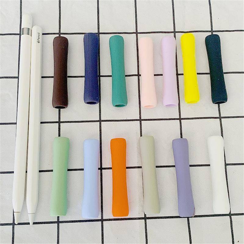 Sarung Pensil Grip Untuk Apple Pencil Cover Untuk Apple Pencil Sleeve Universal Silikon Lembut Non-slip Protection Cover Case Untuk Apple Pencil1 2