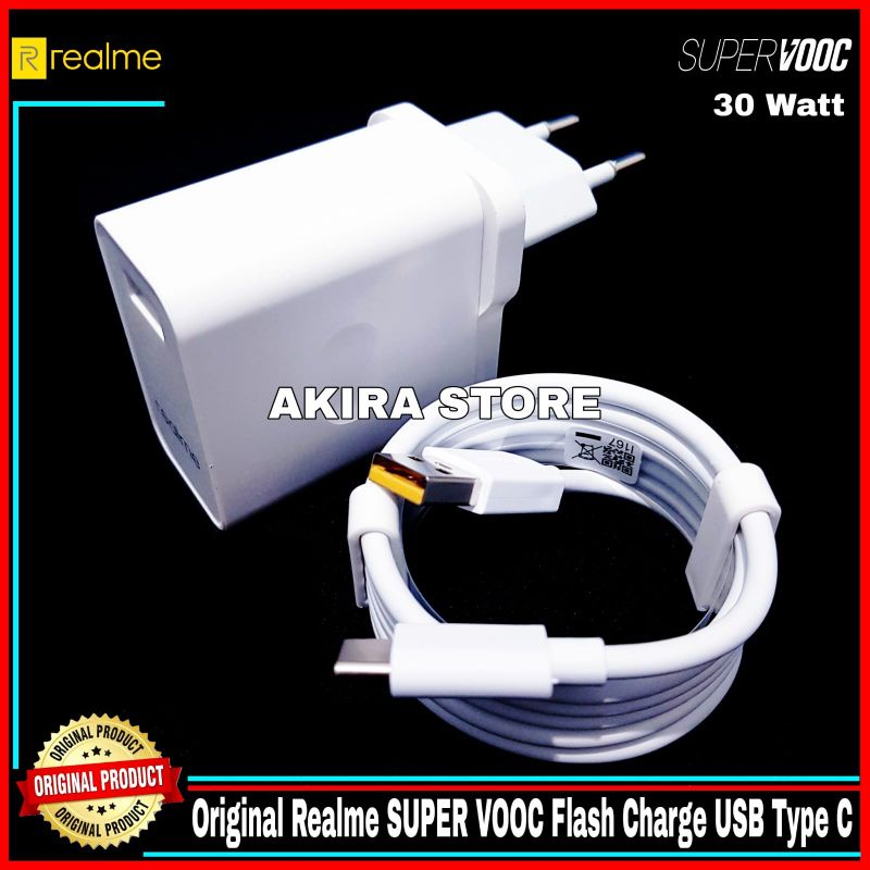 Charger Realme 10 DART CHARGE USB C ORIGINAL 100% 30 Watt Type C