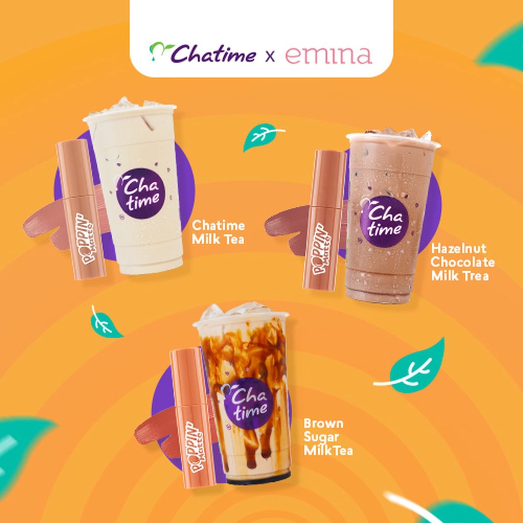 Emina Poppin Matte X Chatime Edition