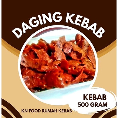Daging Kebab/Asap Iris 500 Gram