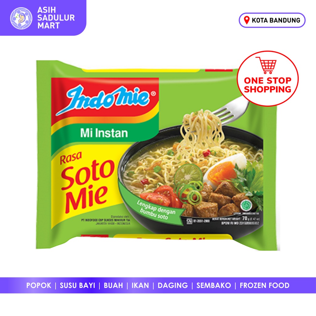 Indomie Soto Mie 5pcs 1pcs Bandung