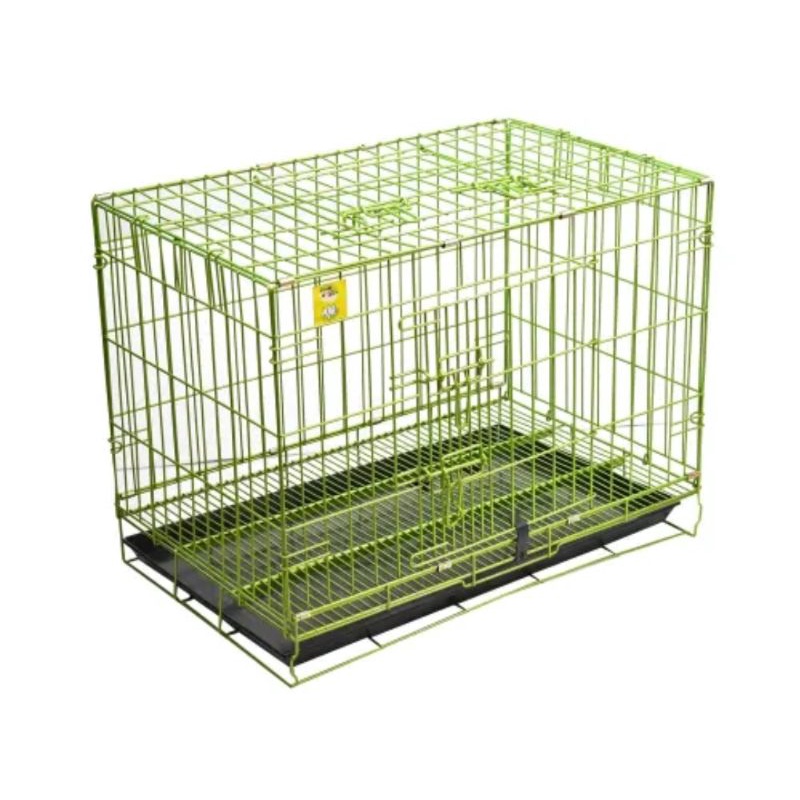 PAWS N TAIL Kandang Hewan Peliharaan 76.5x49x58cm/Pet Cage Green